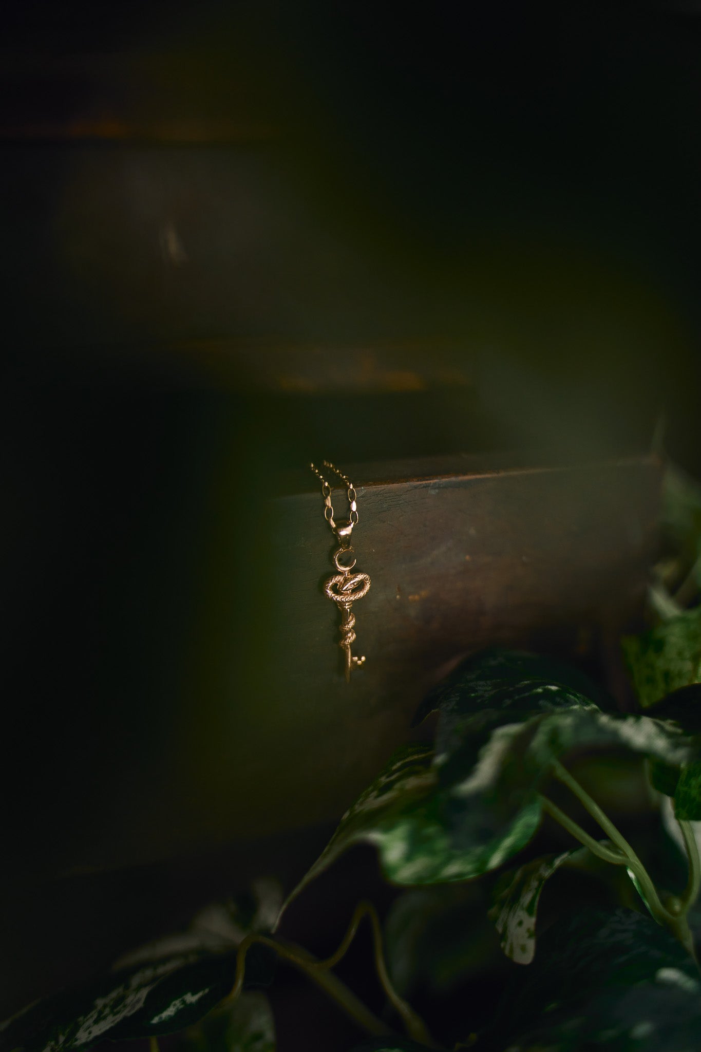 Rose Gold Key of Hecate Pendant – Unlock the Path Between Worlds