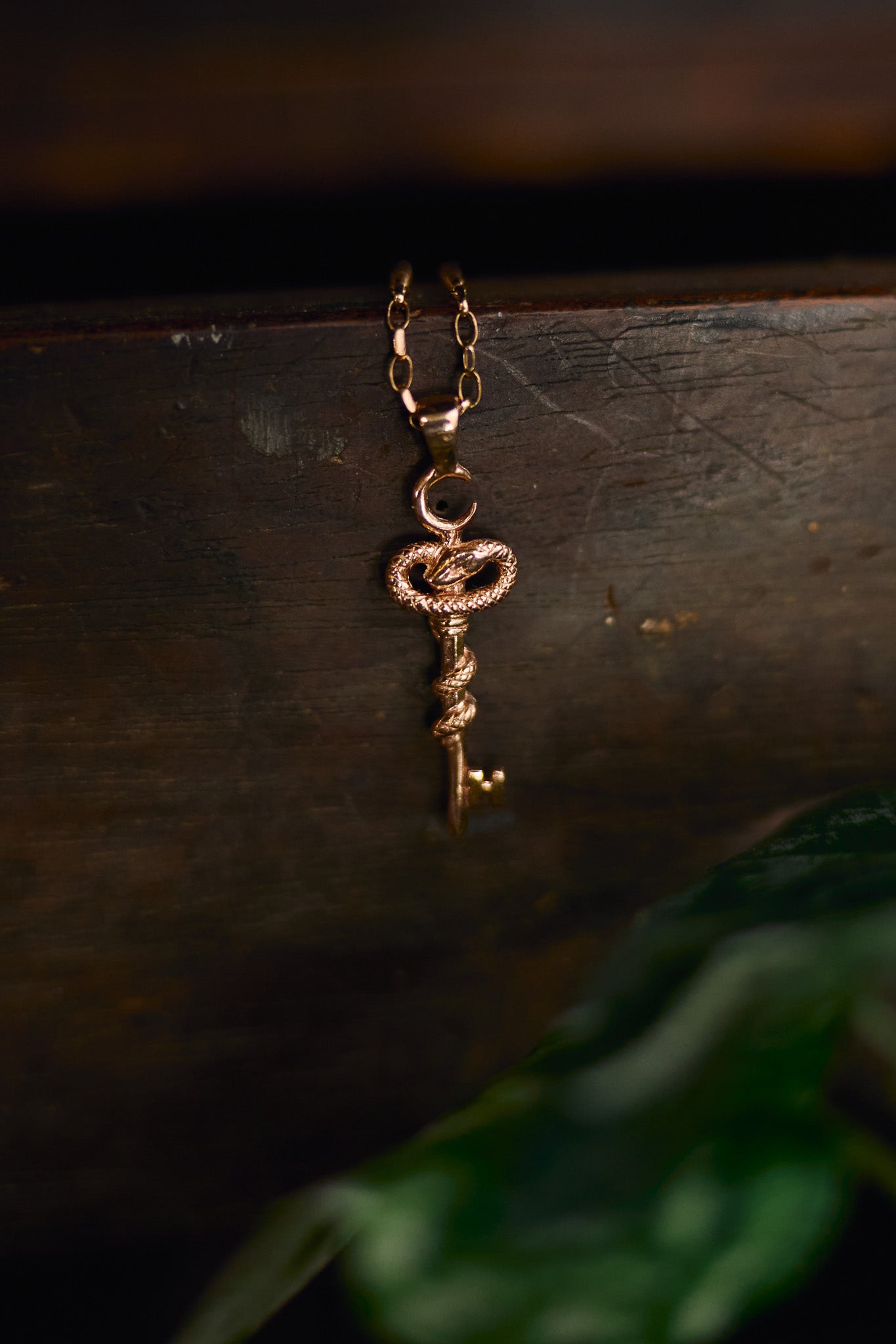 Rose Gold Key of Hecate Pendant – Unlock the Path Between Worlds
