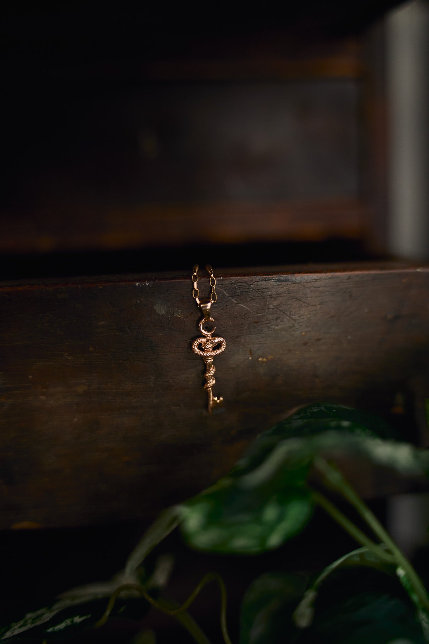 Rose Gold Key of Hecate Pendant – Unlock the Path Between Worlds