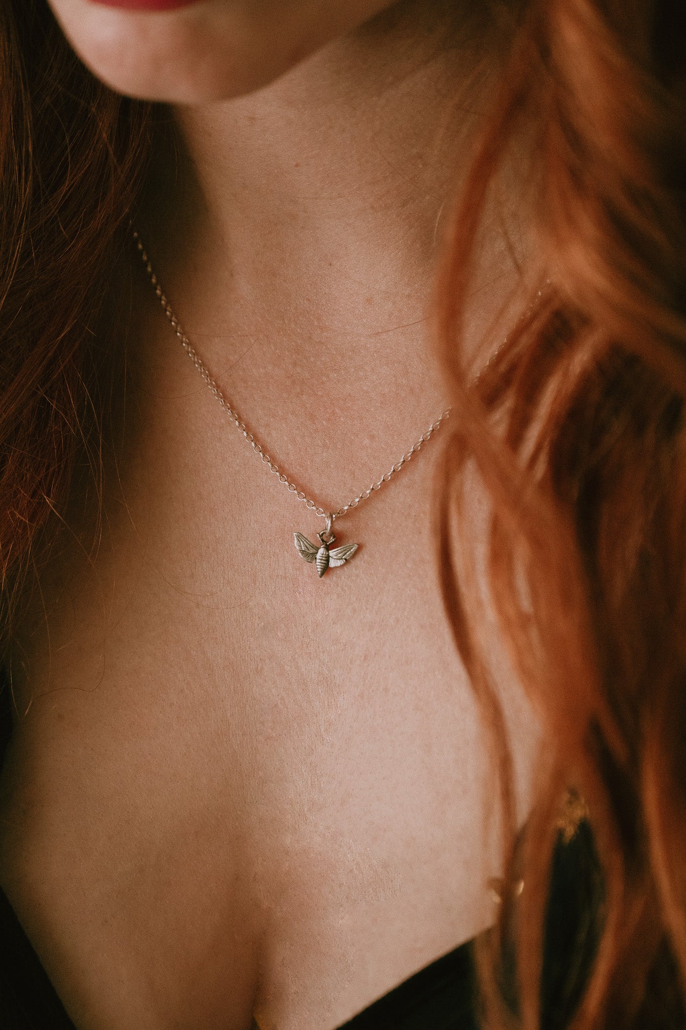 Hawk Moth Charm or Charm Necklace