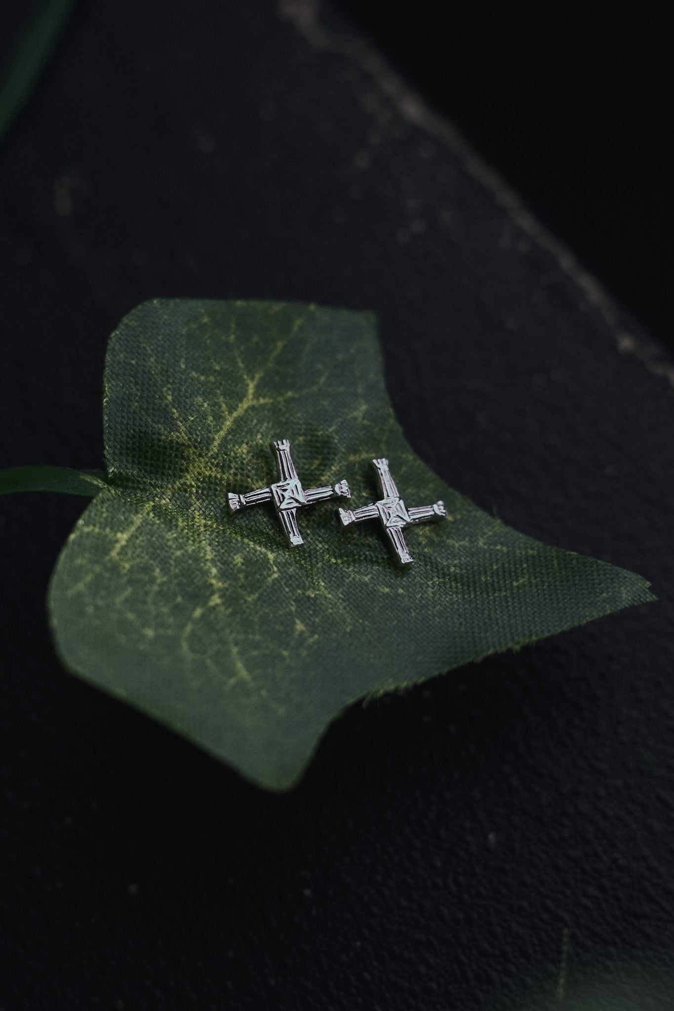 St Brigid's Cross Stud Earrings