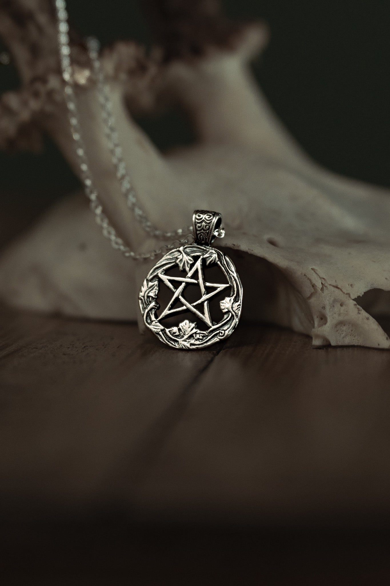 Enchanted Vine Pentacle Pendant – Rooted in Magic