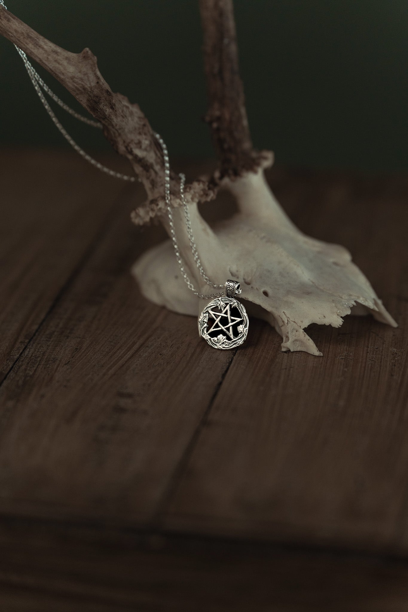 Enchanted Vine Pentacle Pendant – Rooted in Magic