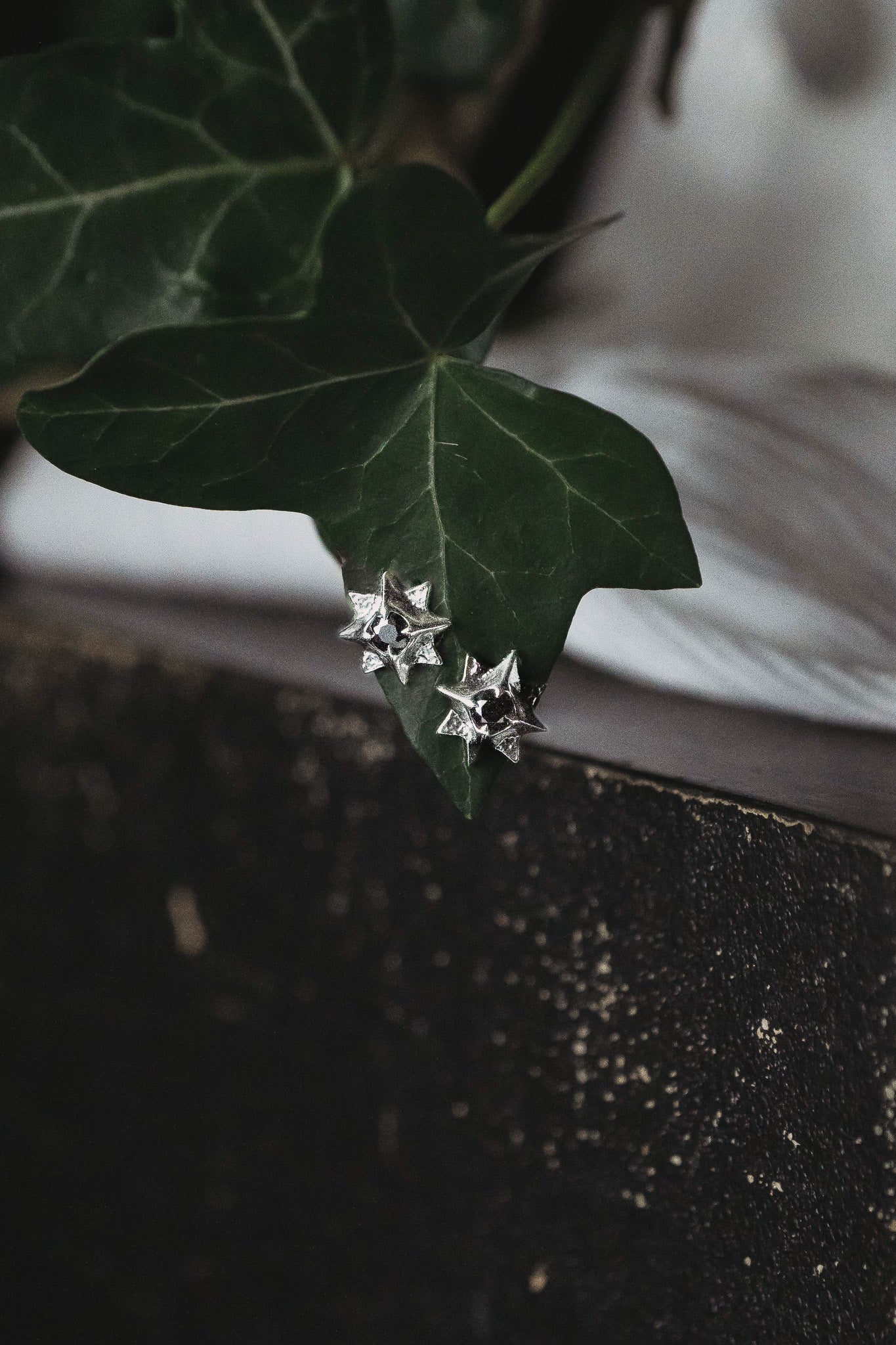 'Polaris' North Star Stud Earrings