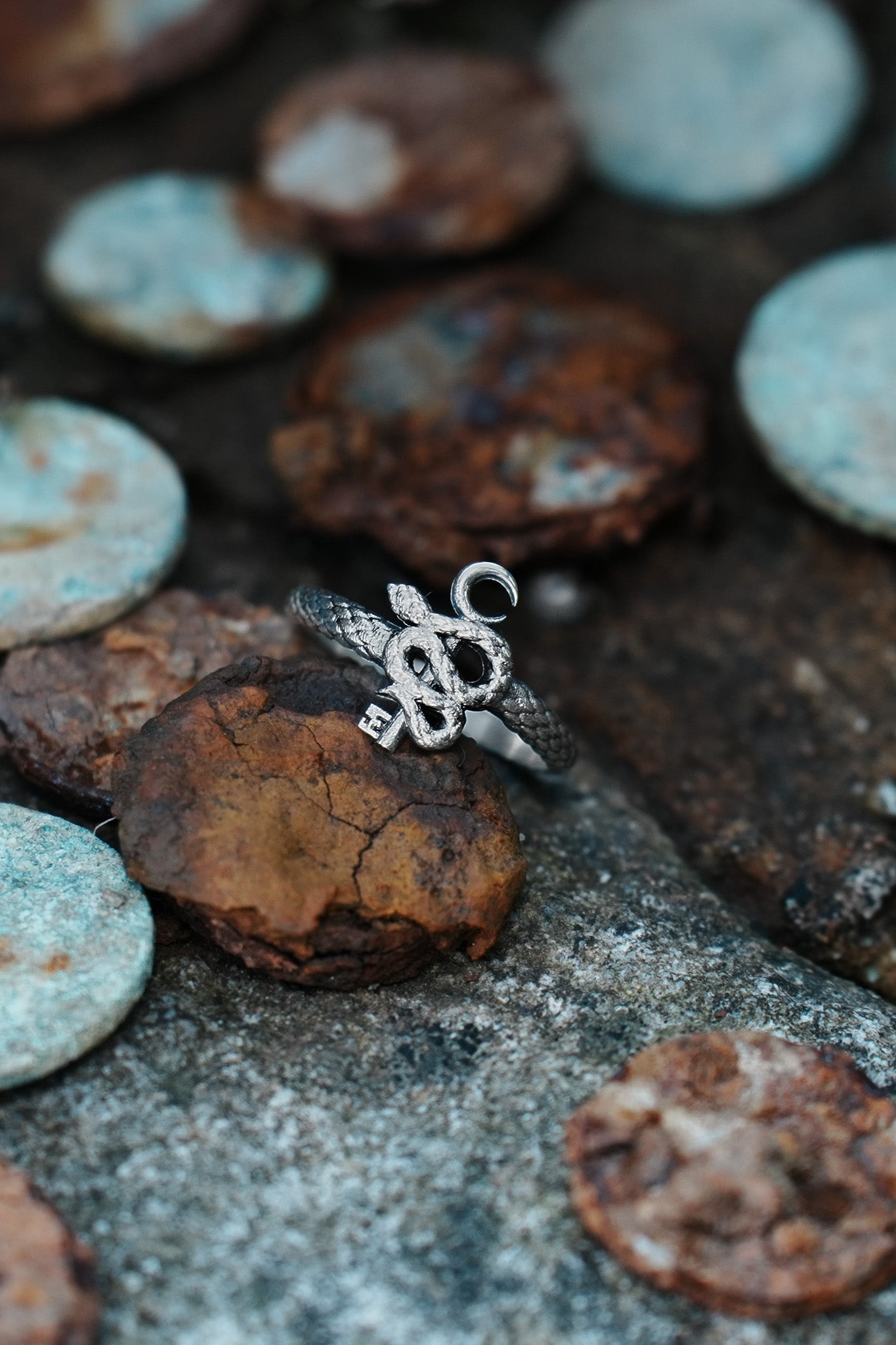 Hecates Key Sterling Silver Ring