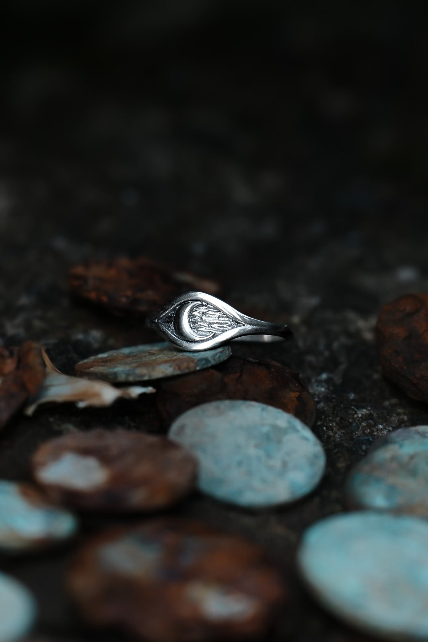 Selene Moon Godess Ring