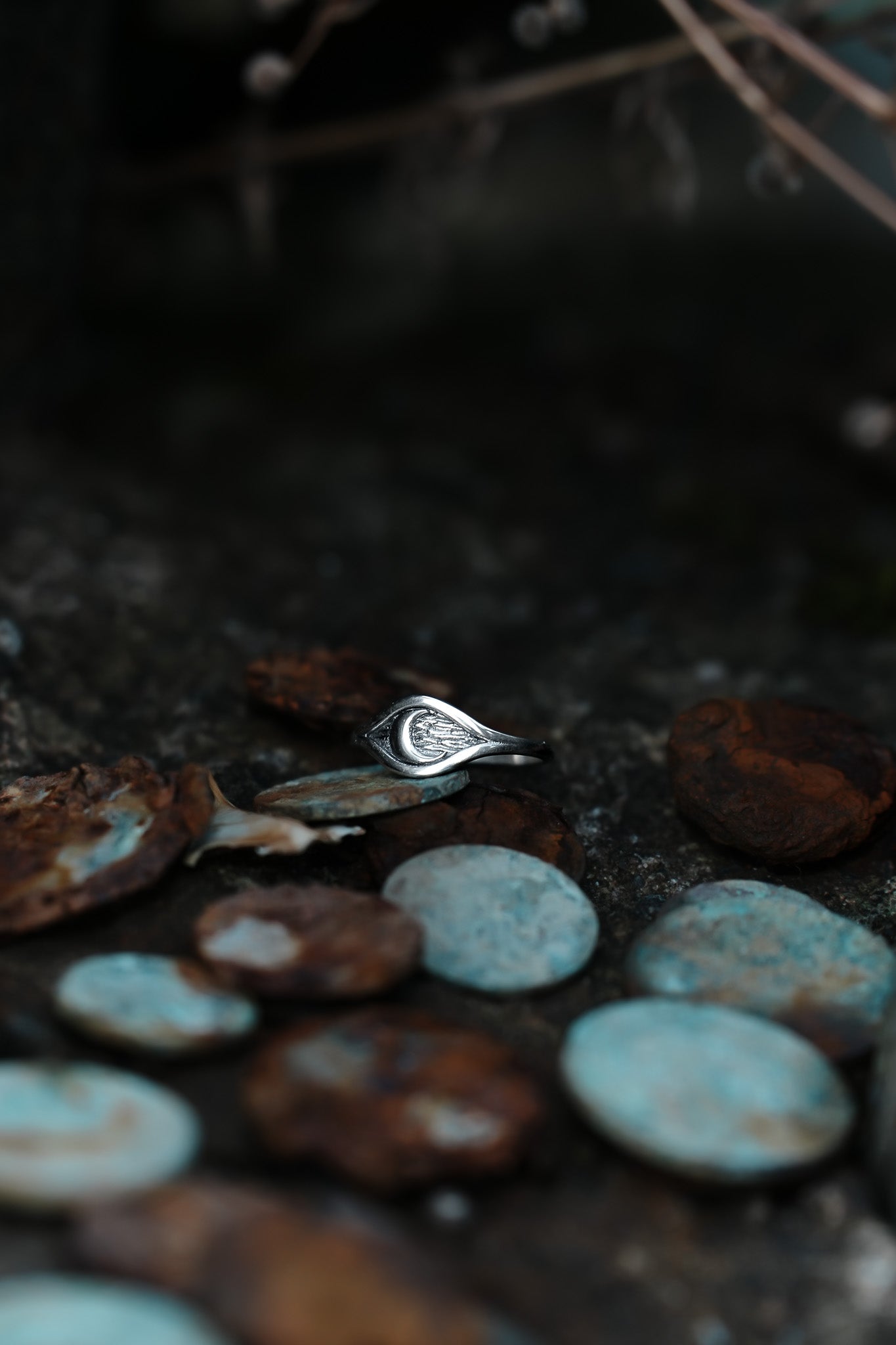 Selene Moon Godess Ring
