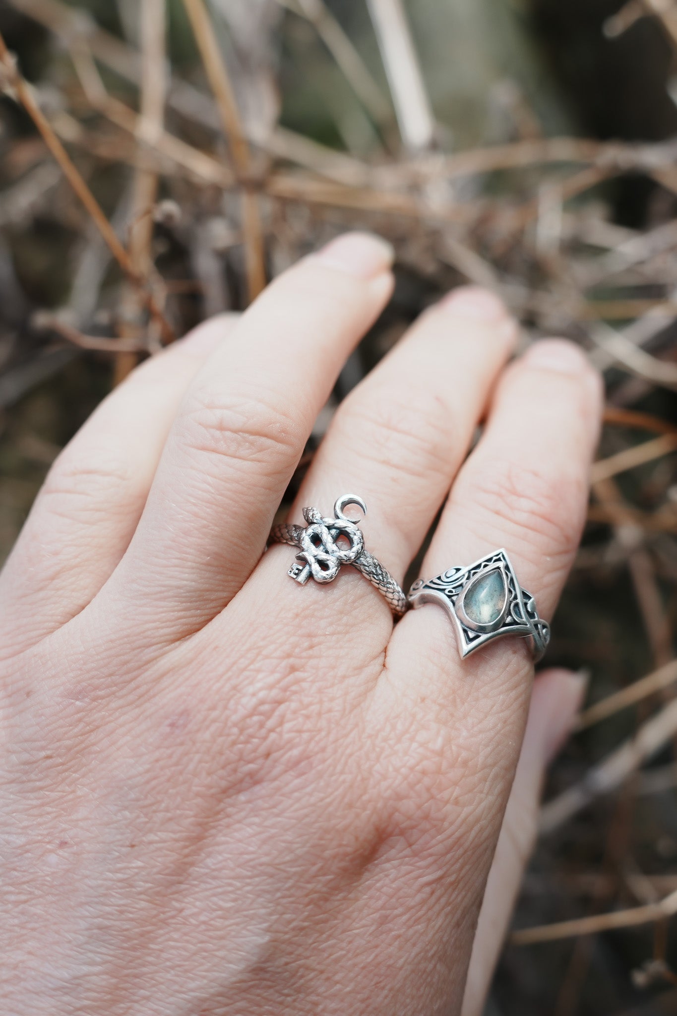 Hecates Key Sterling Silver Ring