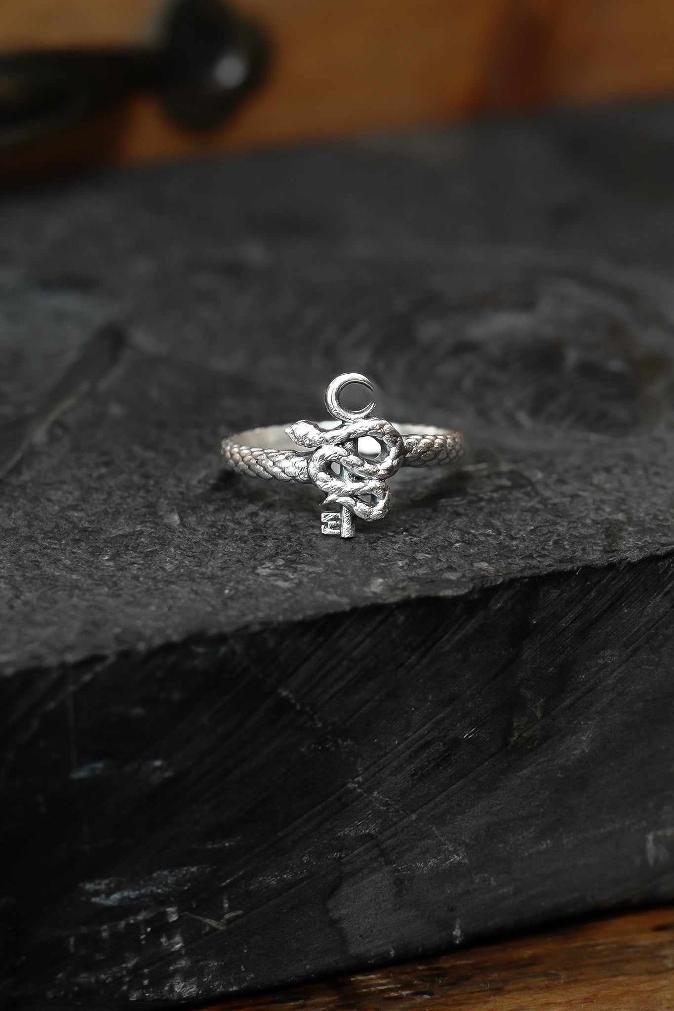 Hecates Key Sterling Silver Ring