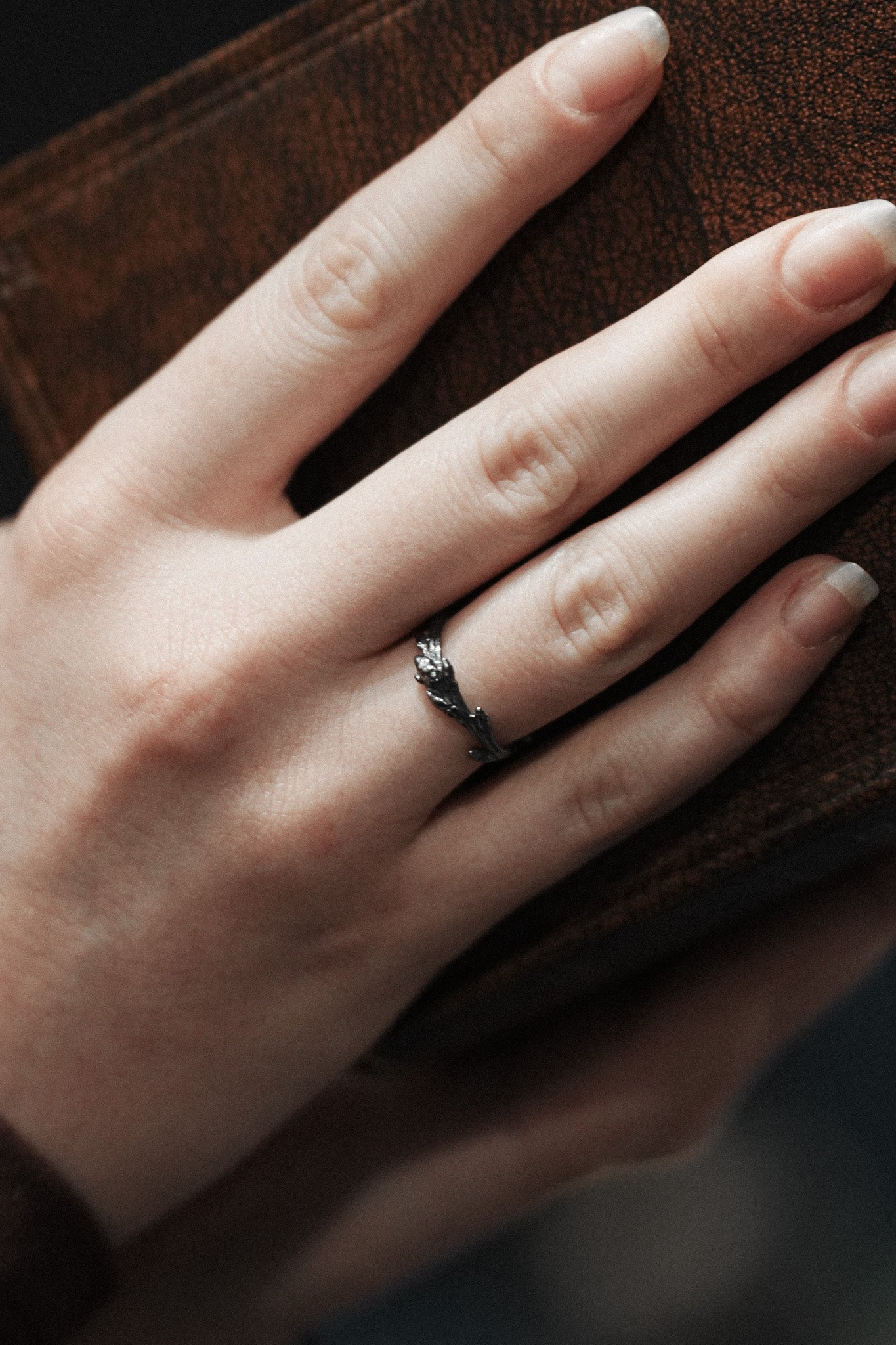 Sacred Clan Oak Twig Ring