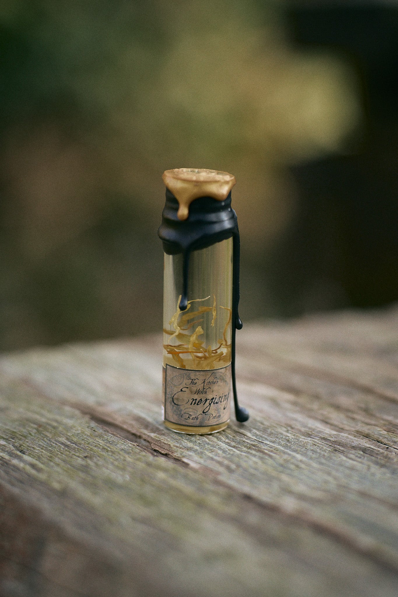 Bath Potion Bottles – Kitchen Witch Natural Botanical Blends for Ritual Soaking