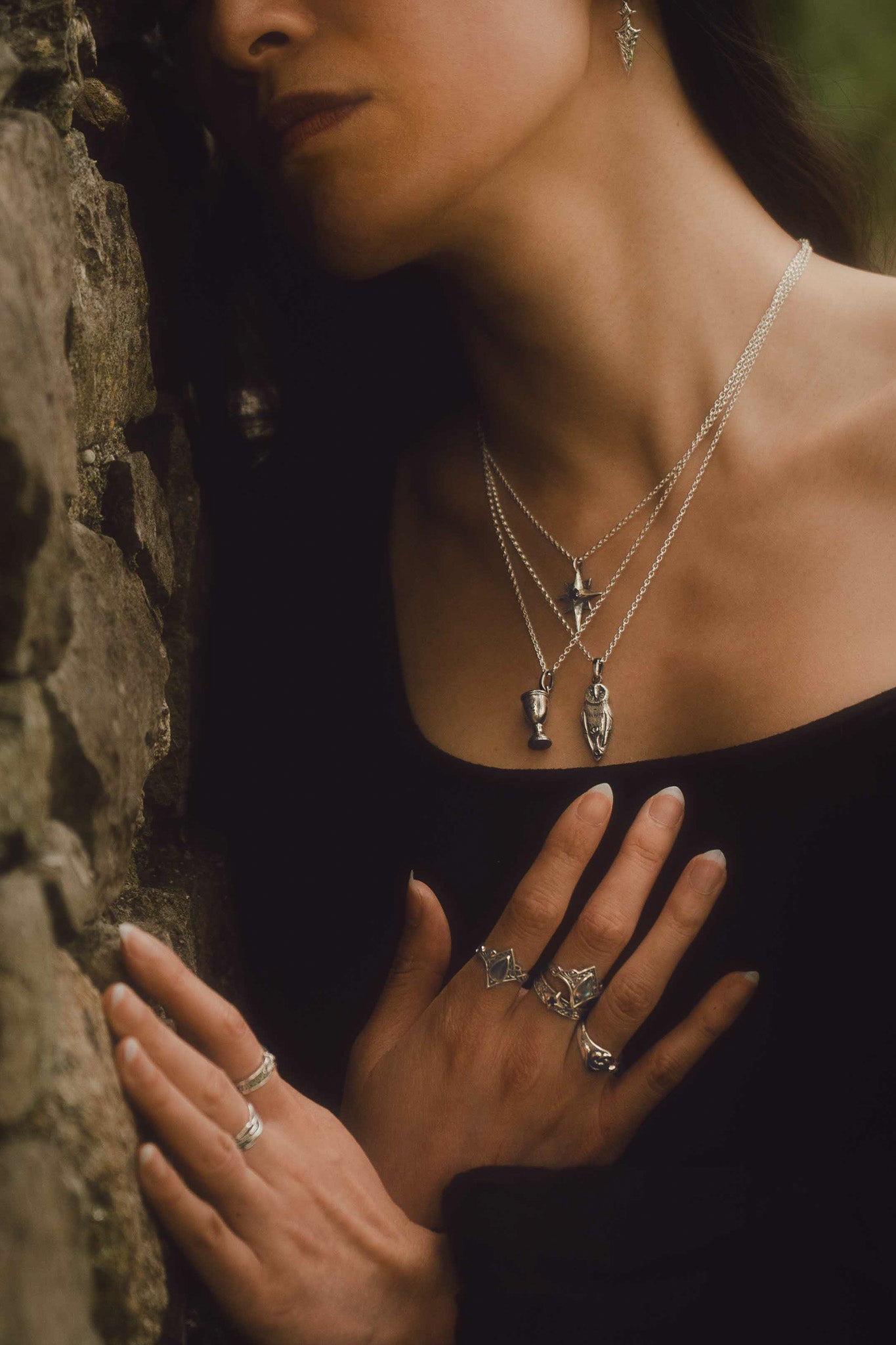 Eira - Barn Owl Pendant Necklace