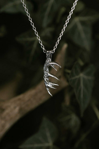 Deer Antler Pendant Necklace