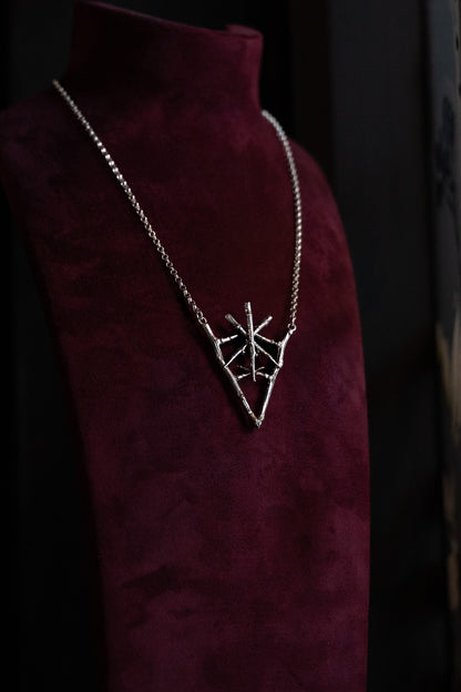Cailleach Sterling Silver Talisman Necklace (Caillagh y Groamagh)