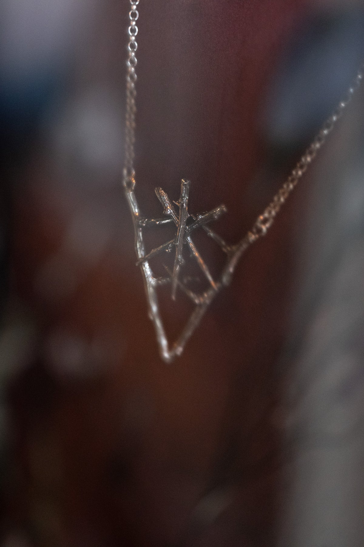 Cailleach Sterling Silver Talisman Necklace (Caillagh y Groamagh)