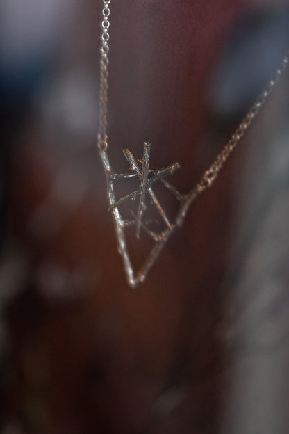Cailleach Sterling Silver Talisman Necklace (Caillagh y Groamagh)
