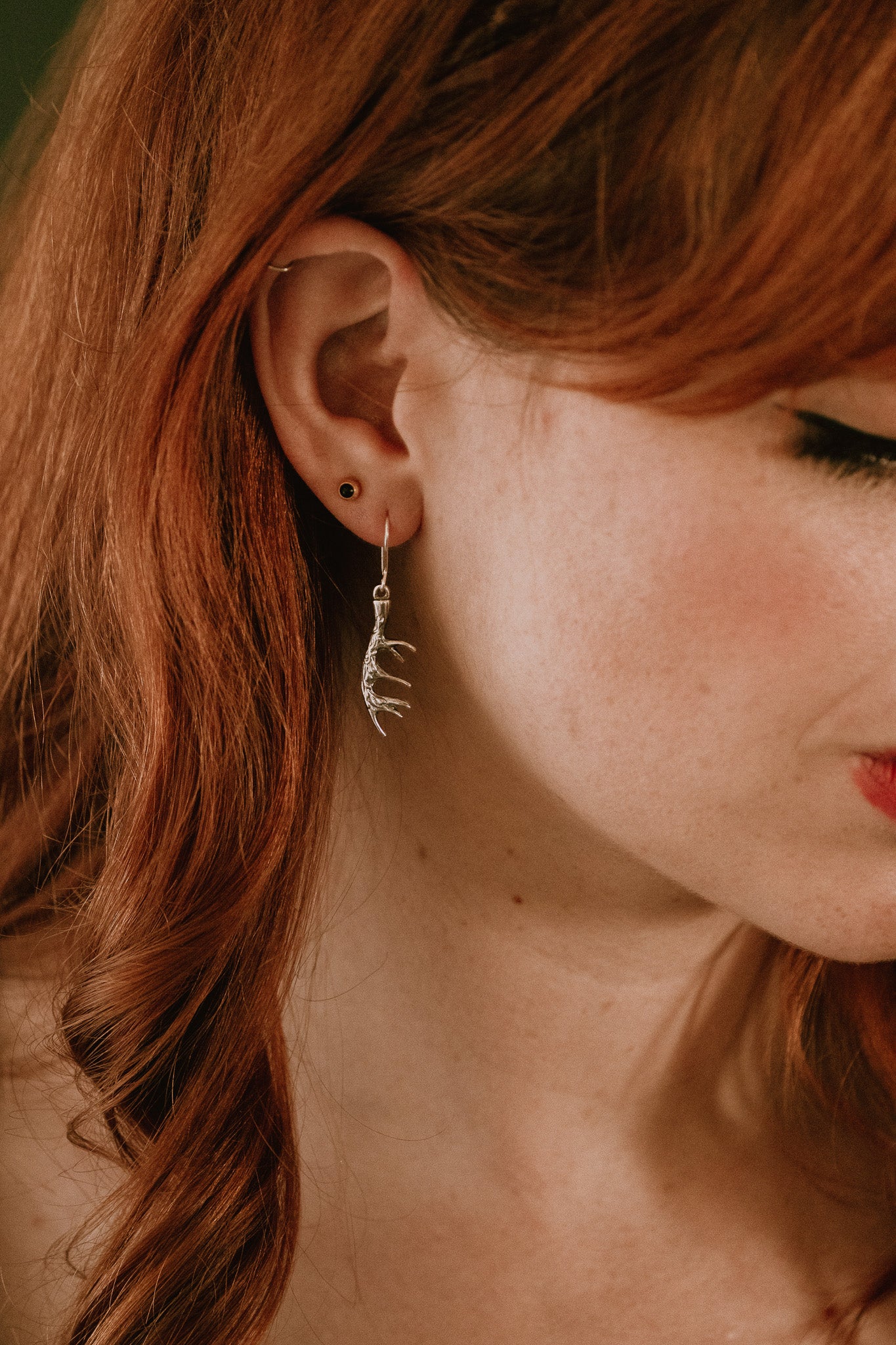 Deer Antler Earrings