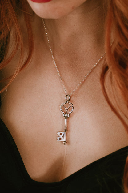 Large Gothic Key Pendant