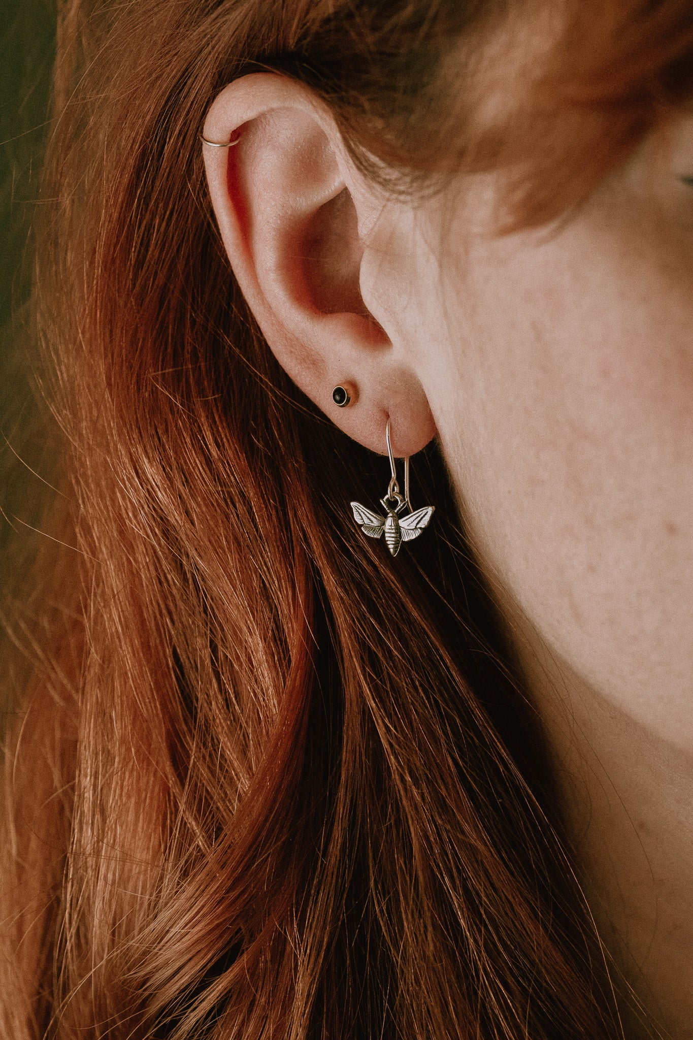 Hawk Moth Earrings