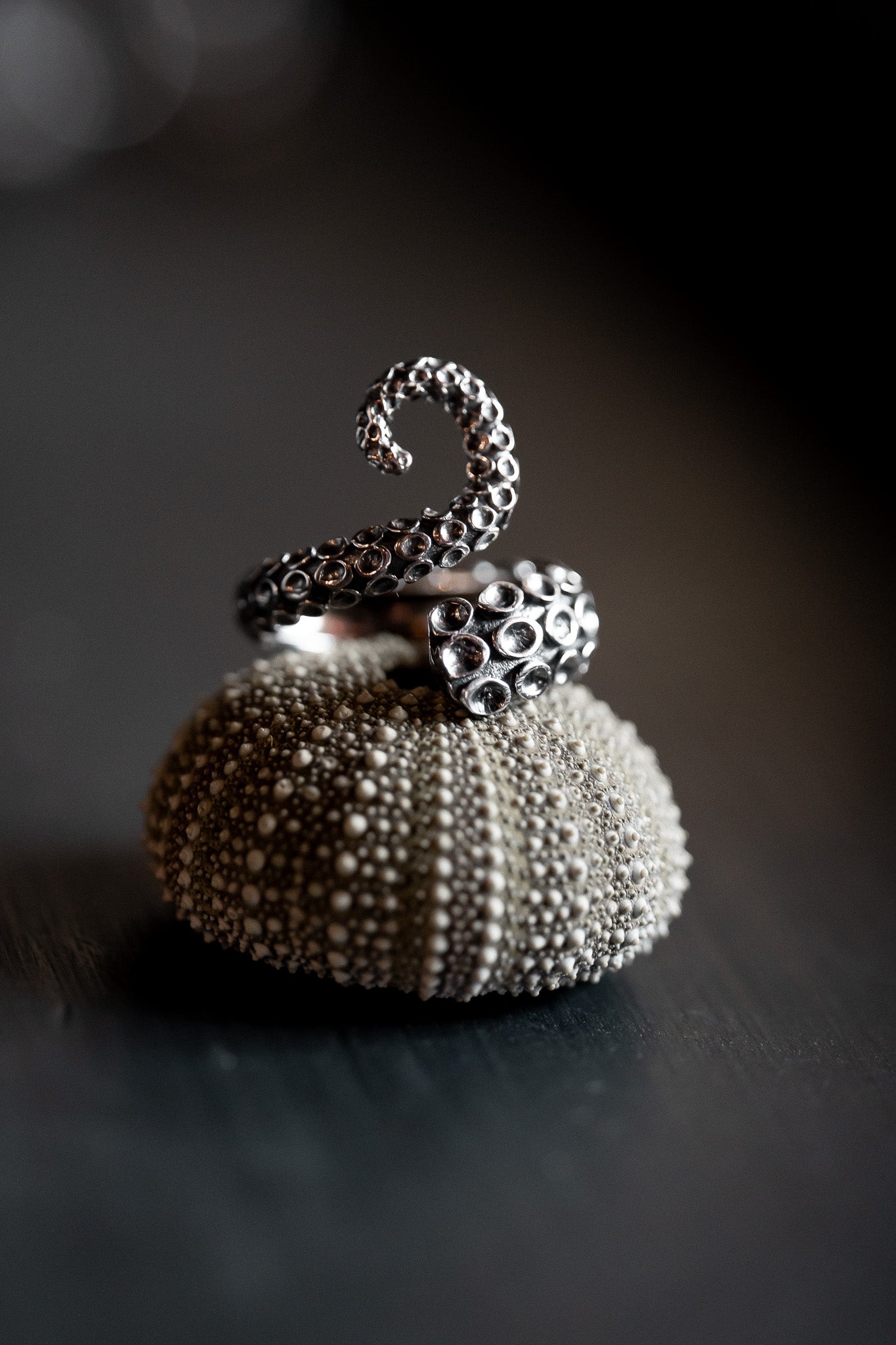 The Kraken Sterling Silver Adjustable Tentacle Ring