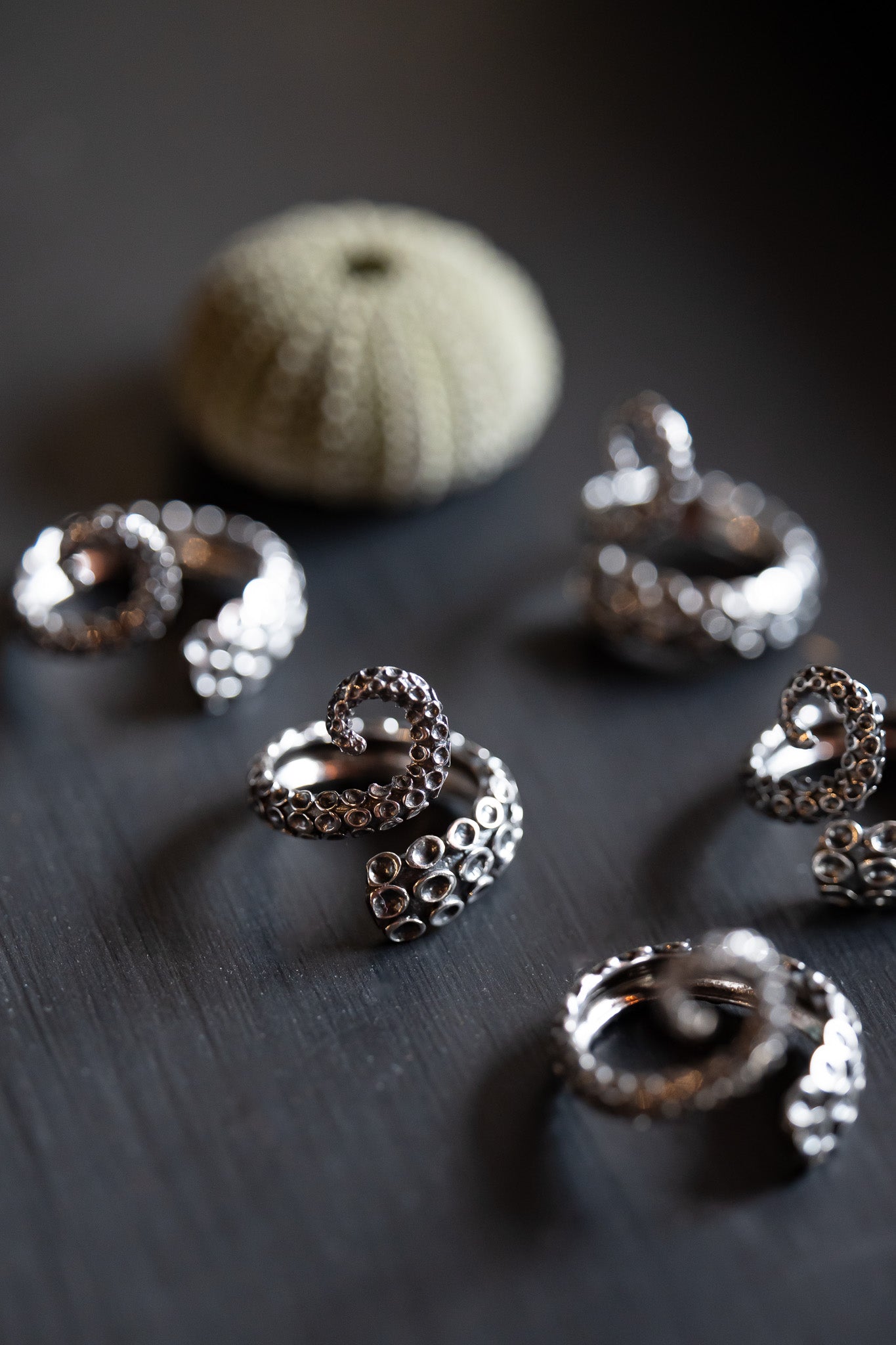 The Kraken Sterling Silver Adjustable Tentacle Ring