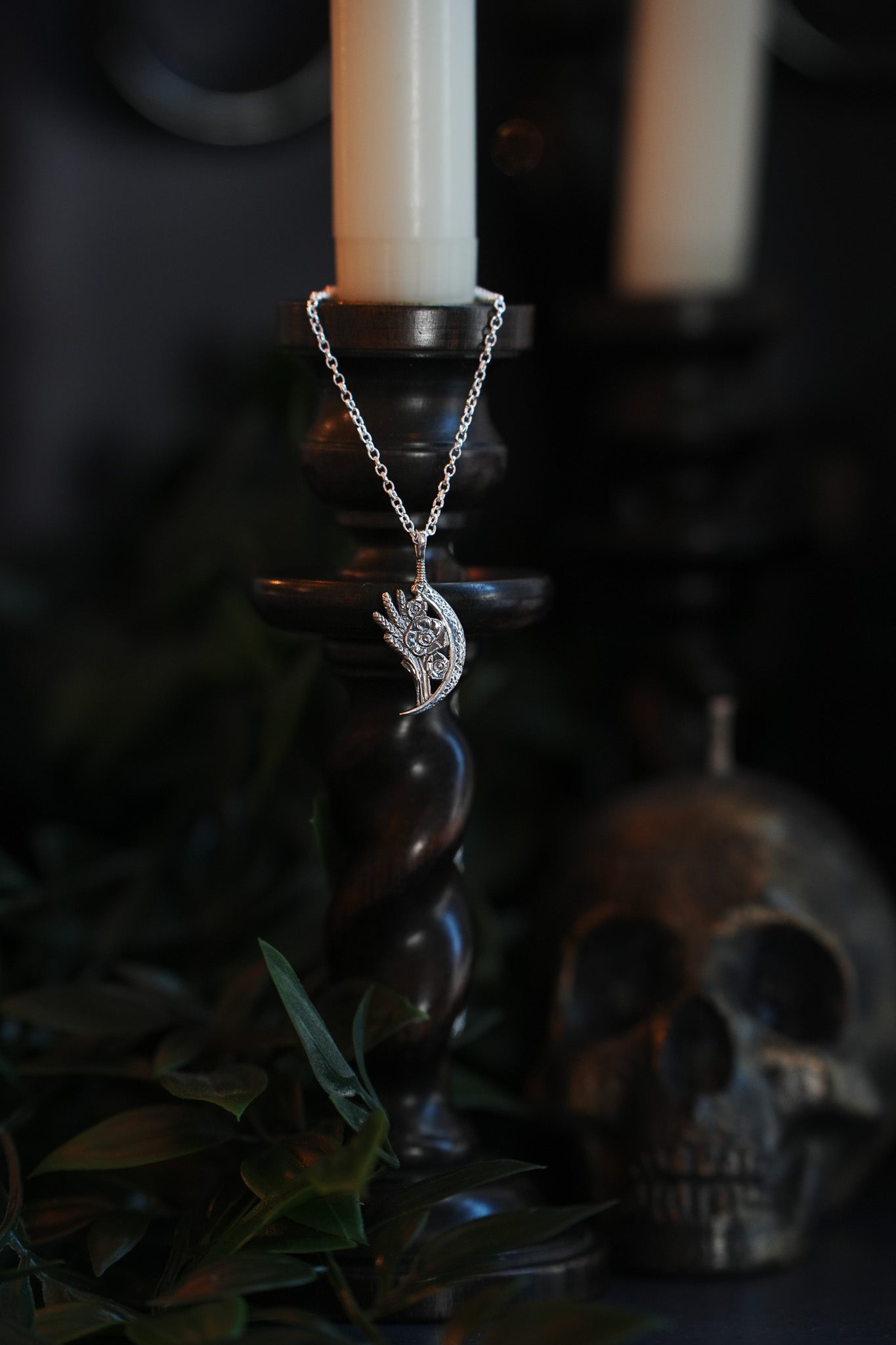 'Sickle of Demeter' Talisman Pendant Necklace