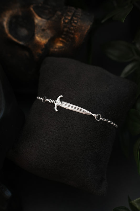 The Watcher - Sterling Silver Sword Bracelet