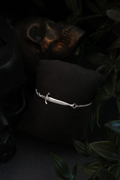 The Watcher - Sterling Silver Sword Bracelet
