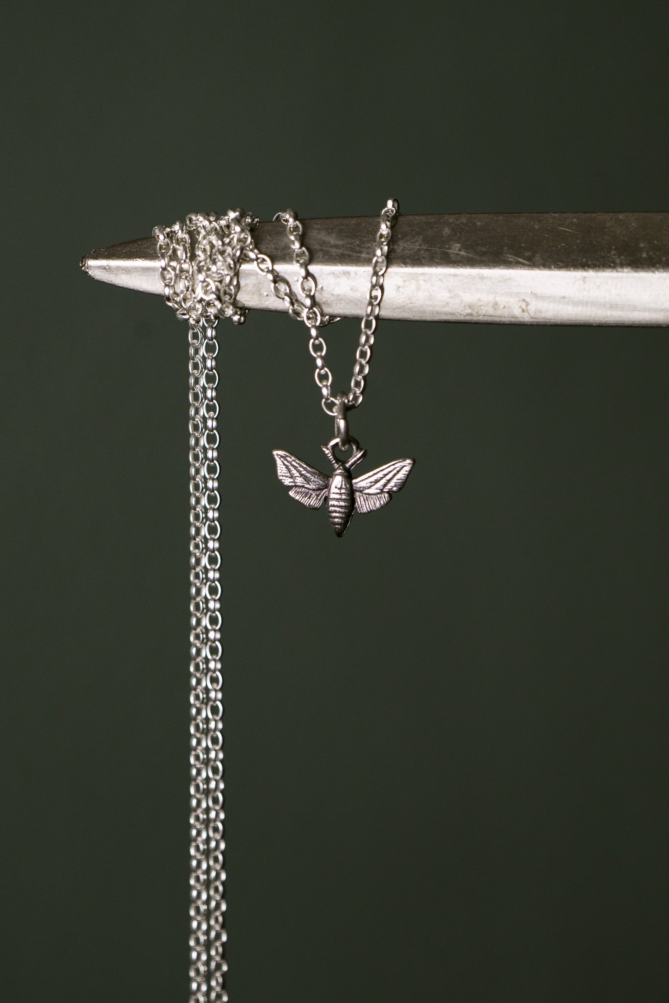 Hawk Moth Charm or Charm Necklace