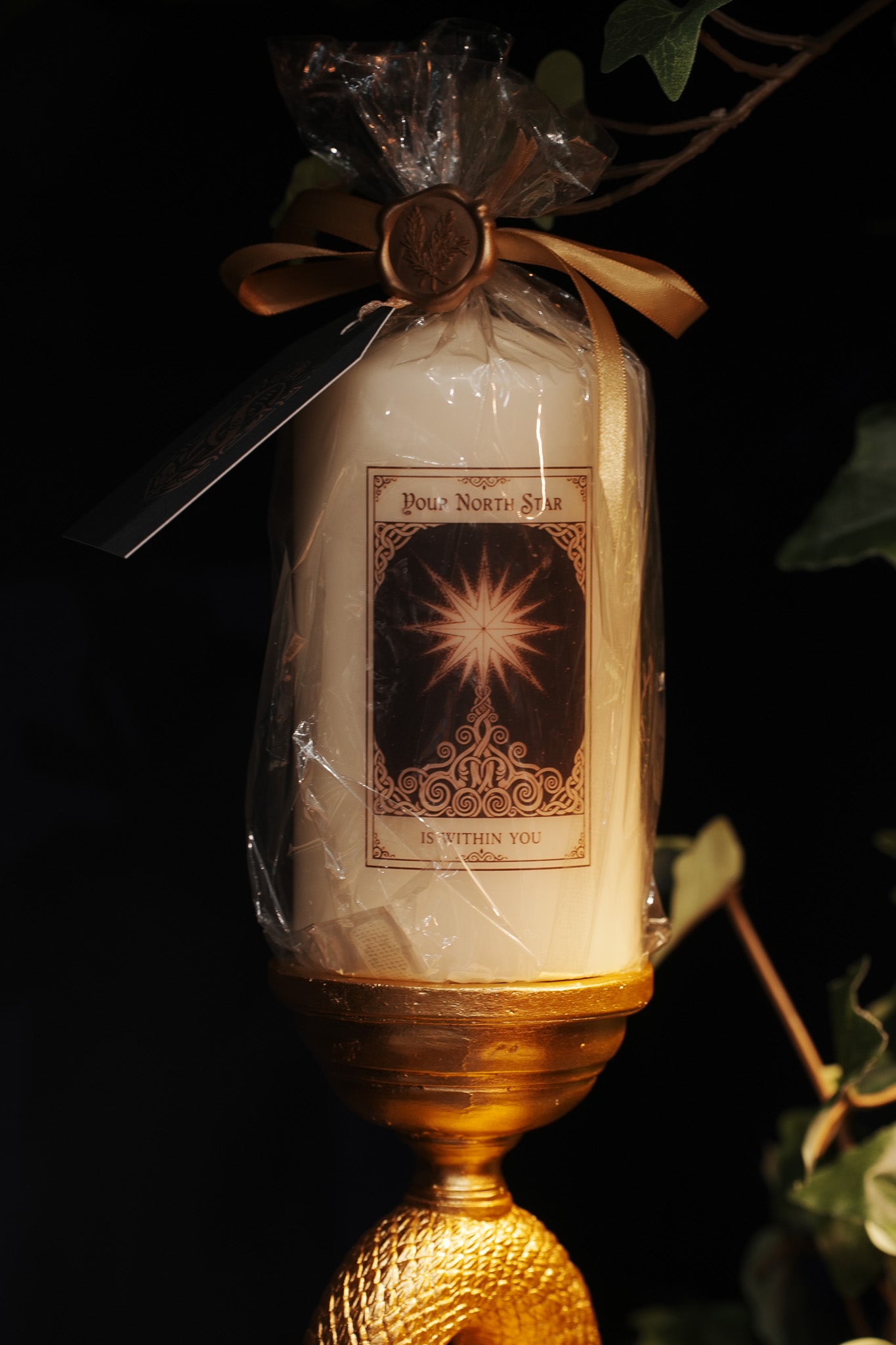 Your North Star is Within You - Tarot Inspired Pillar Candle