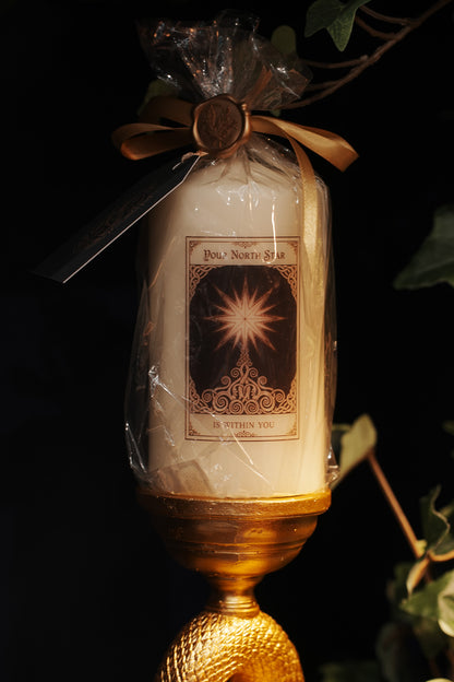 Your North Star is Within You - Tarot Inspired Pillar Candle