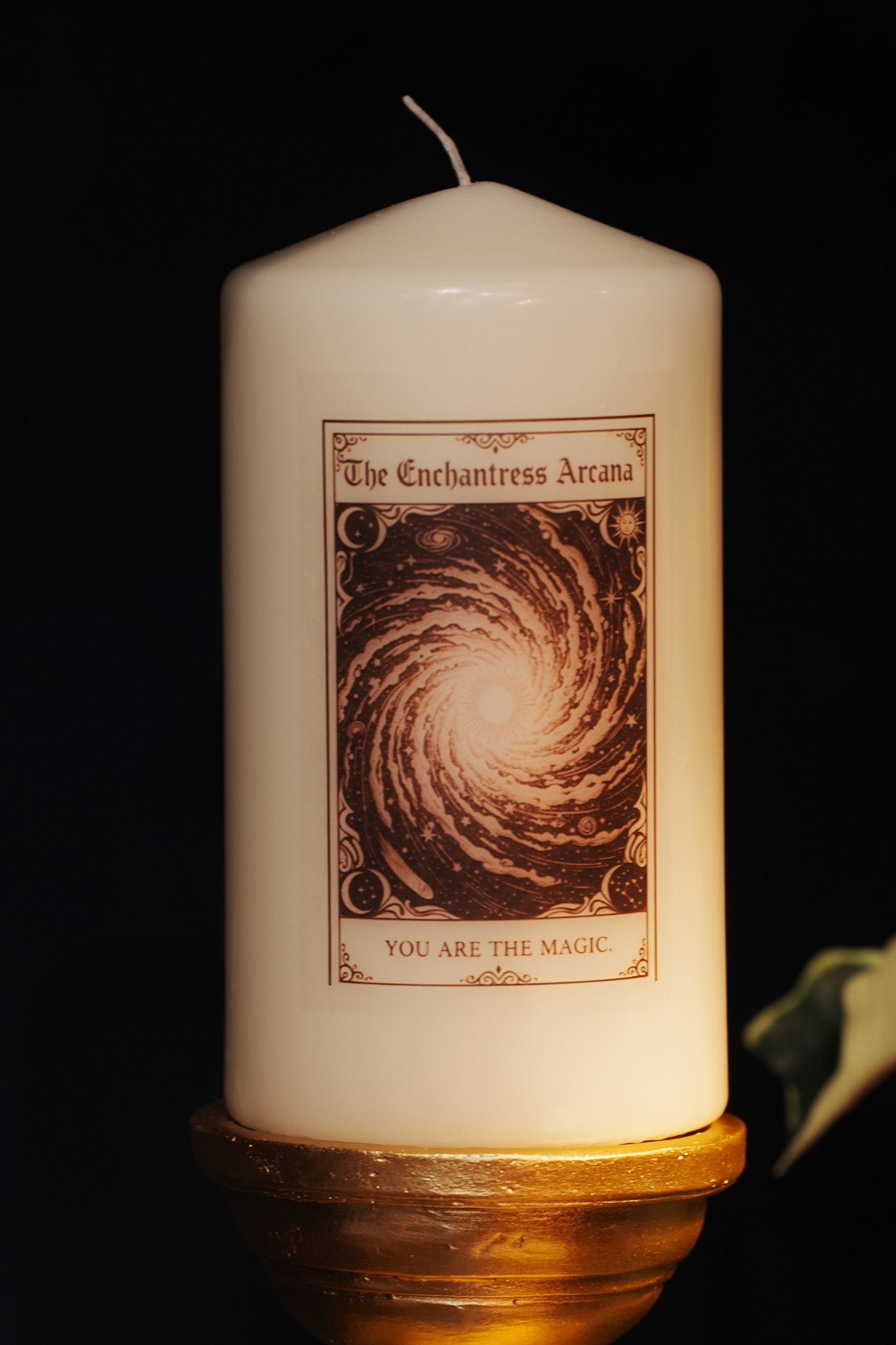 The Enchantress Arcana, You are the Magic - Tarot Inspired Pillar Candle