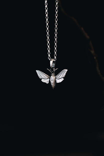 Hawk Moth Pendant Necklace