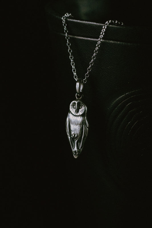 Eira - Barn Owl Pendant Necklace