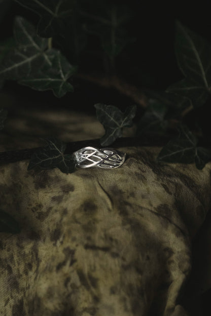 Silver Celtic Roots Ring