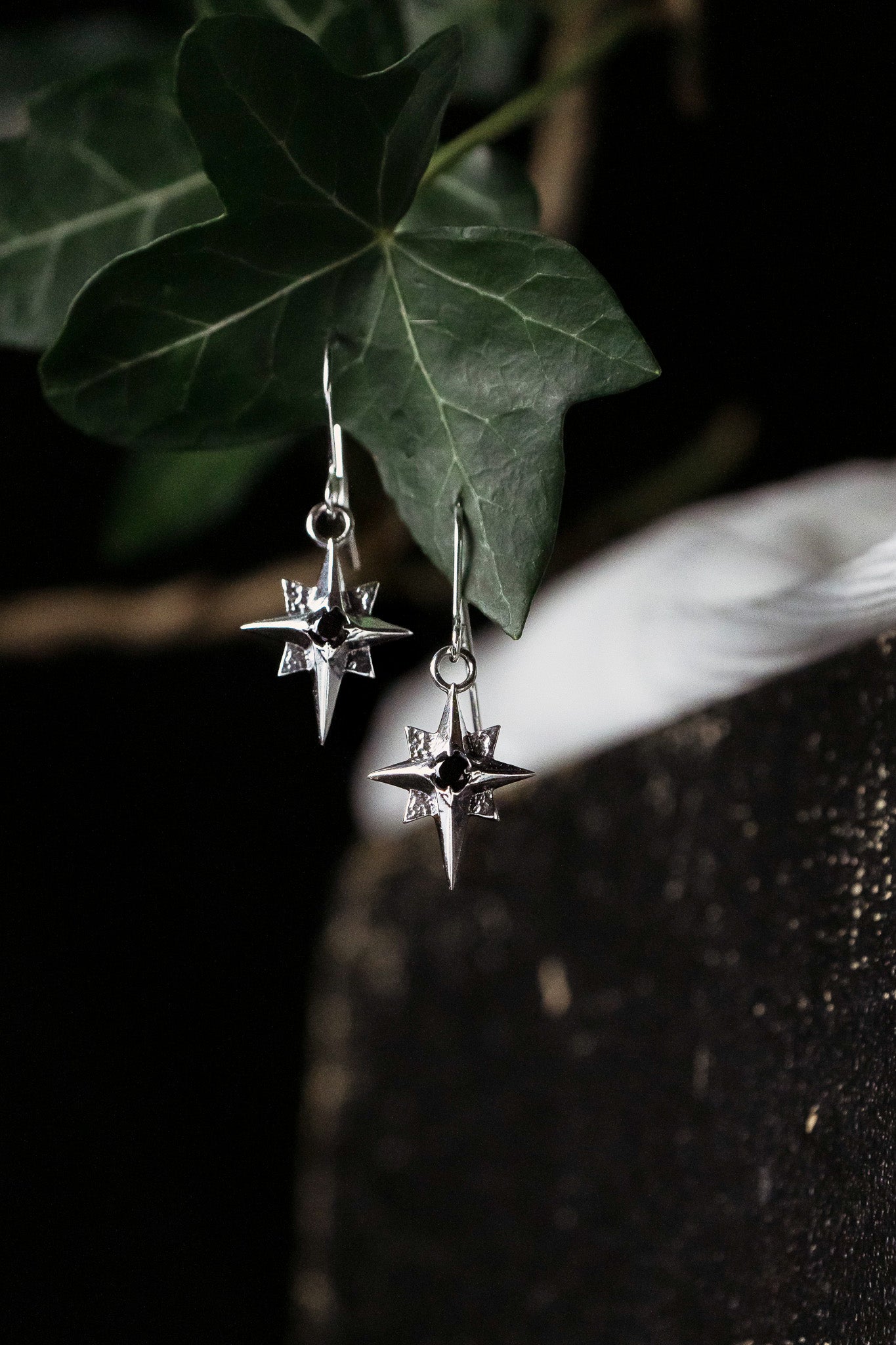 'Polaris' North Star Earrings