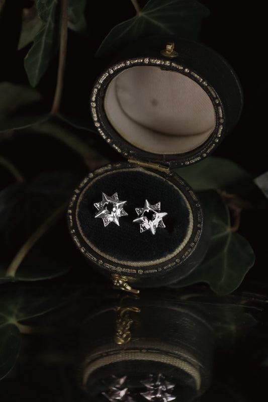 'Polaris' North Star Stud Earrings