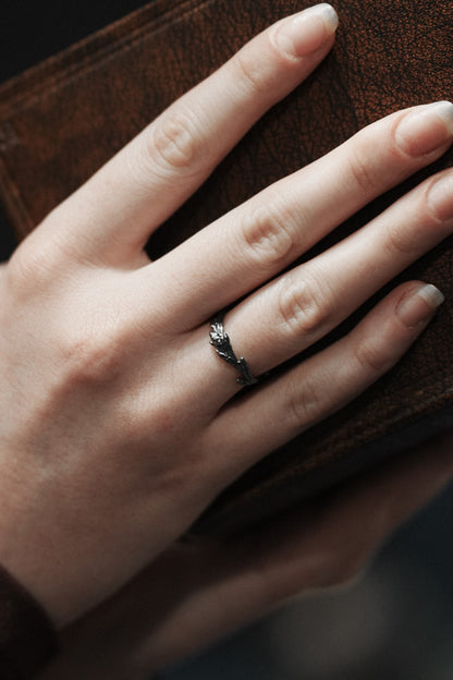 Sacred Clan Oak Twig Ring