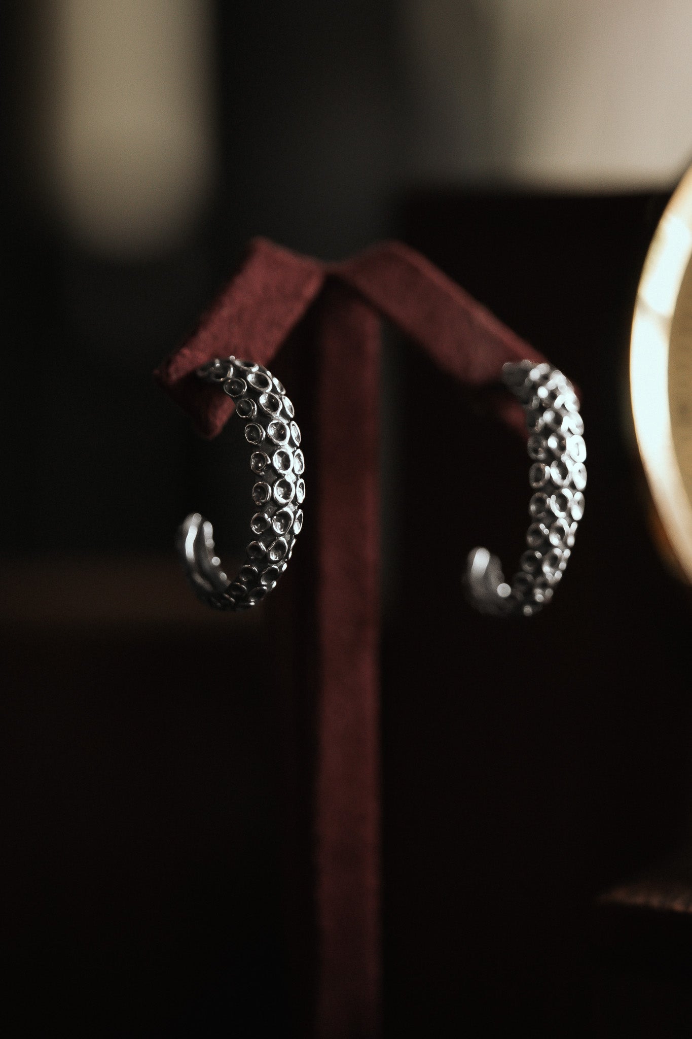 The Kraken Sterling Silver Tentacle Hoop Earrings