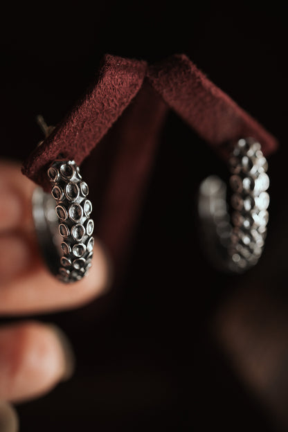 The Kraken Sterling Silver Tentacle Hoop Earrings