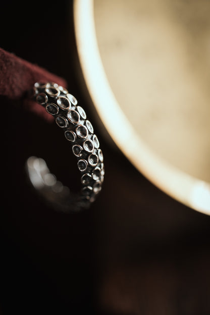 The Kraken Sterling Silver Tentacle Hoop Earrings