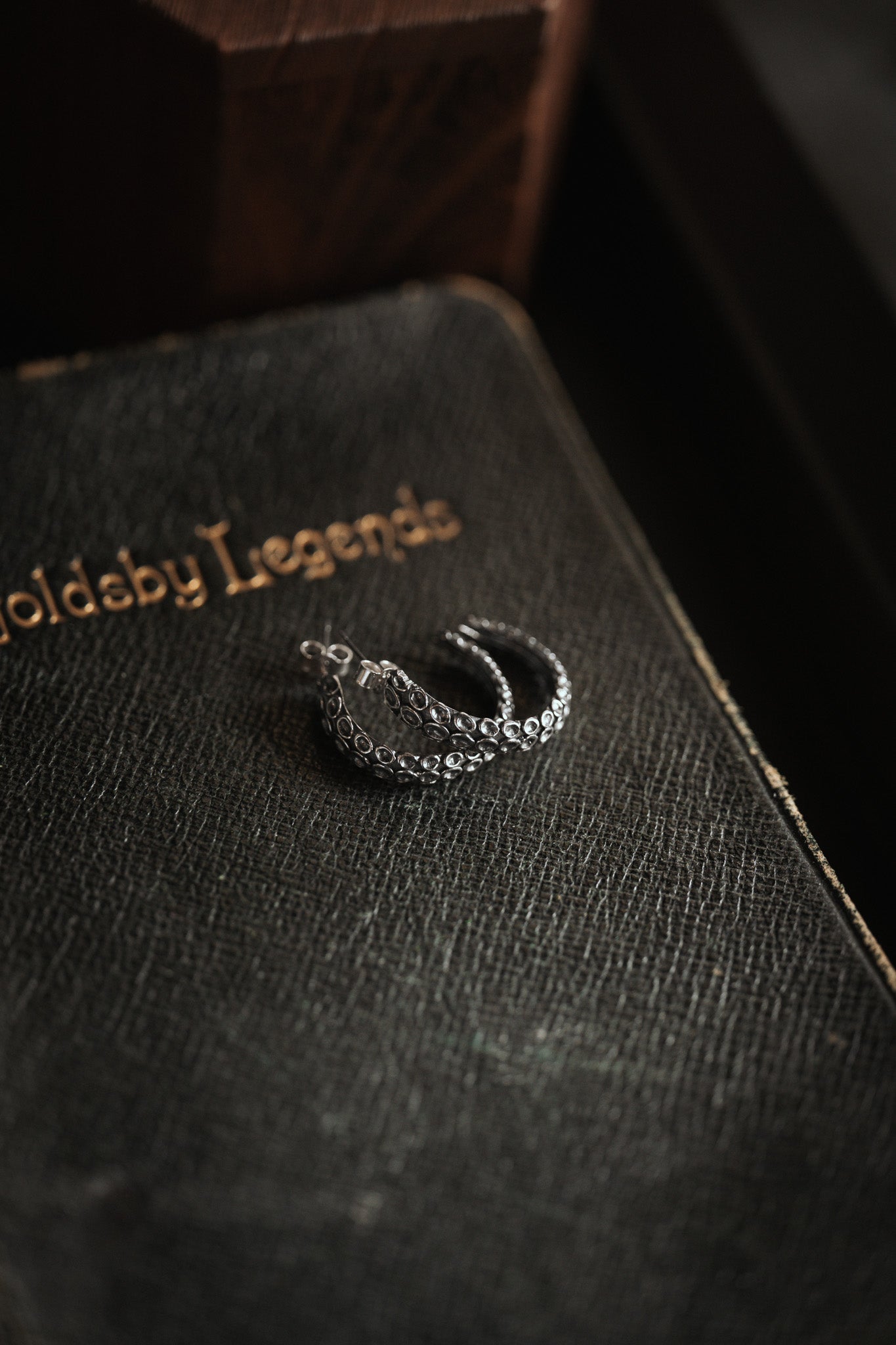 The Kraken Sterling Silver Tentacle Hoop Earrings