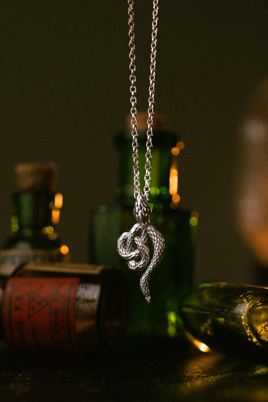 'Corra' Celtic Serpent Necklace