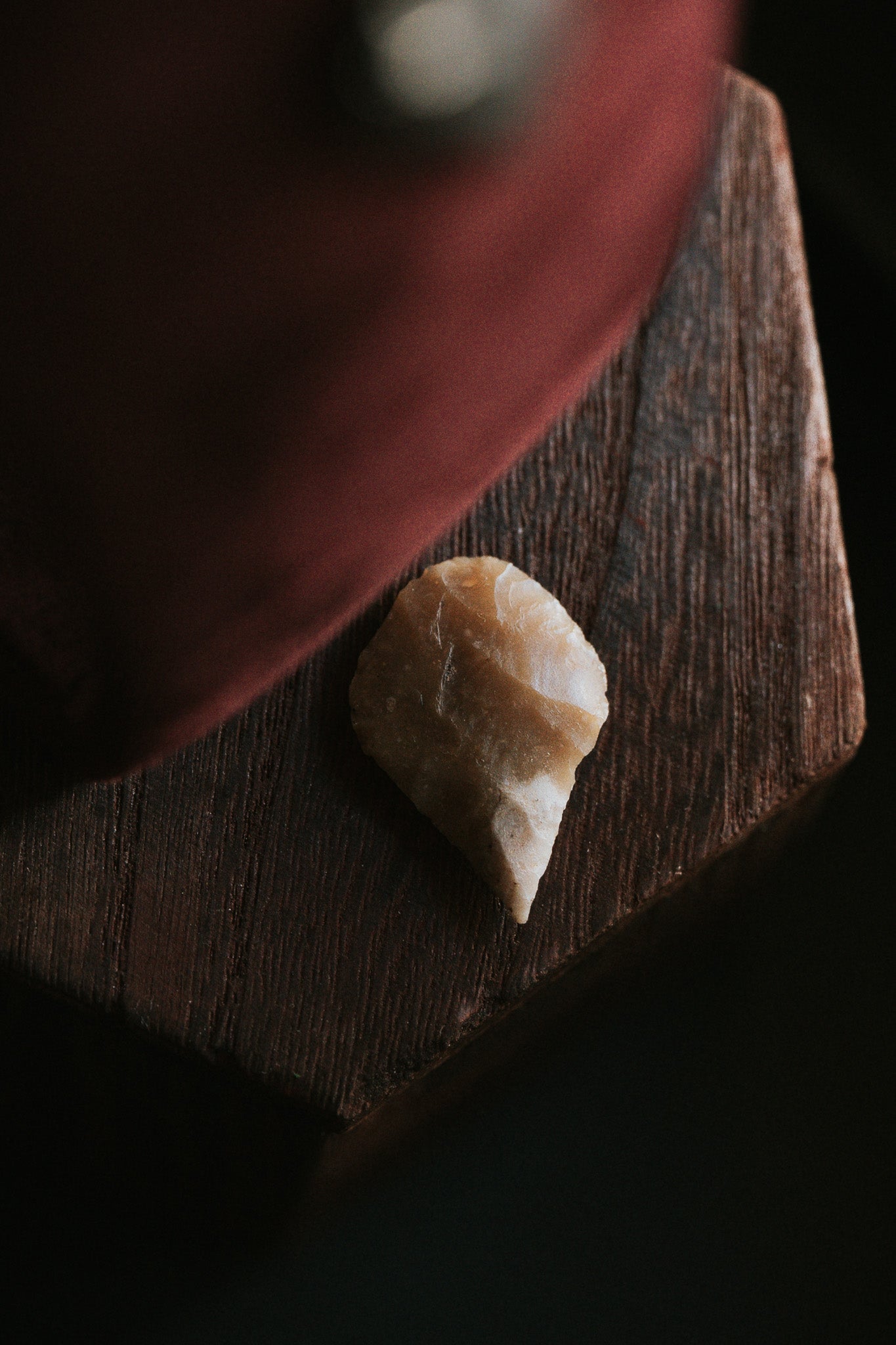 Replica Arrowhead Sterling Silver and Leather Necklace