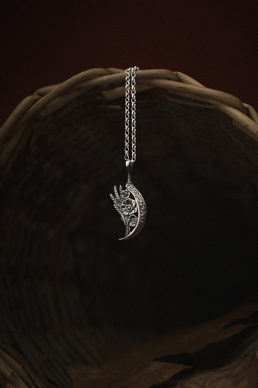 'Sickle of Demeter' Talisman Pendant Necklace