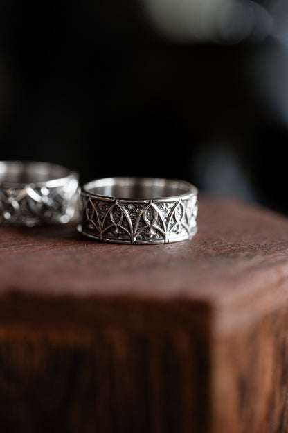 The Sanctus Medieval Gothic Arch Ring