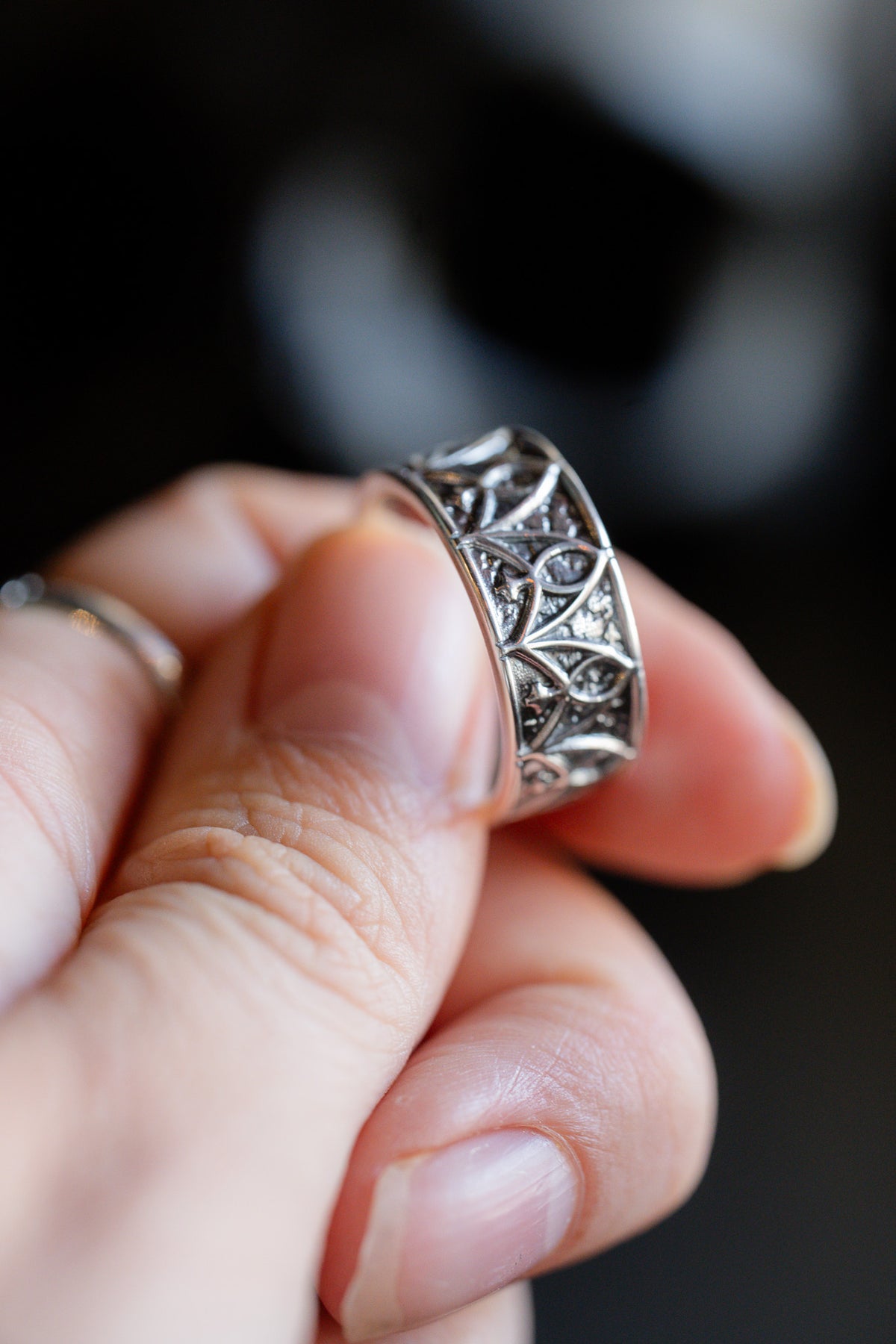 The Sanctus Medieval Gothic Arch Ring