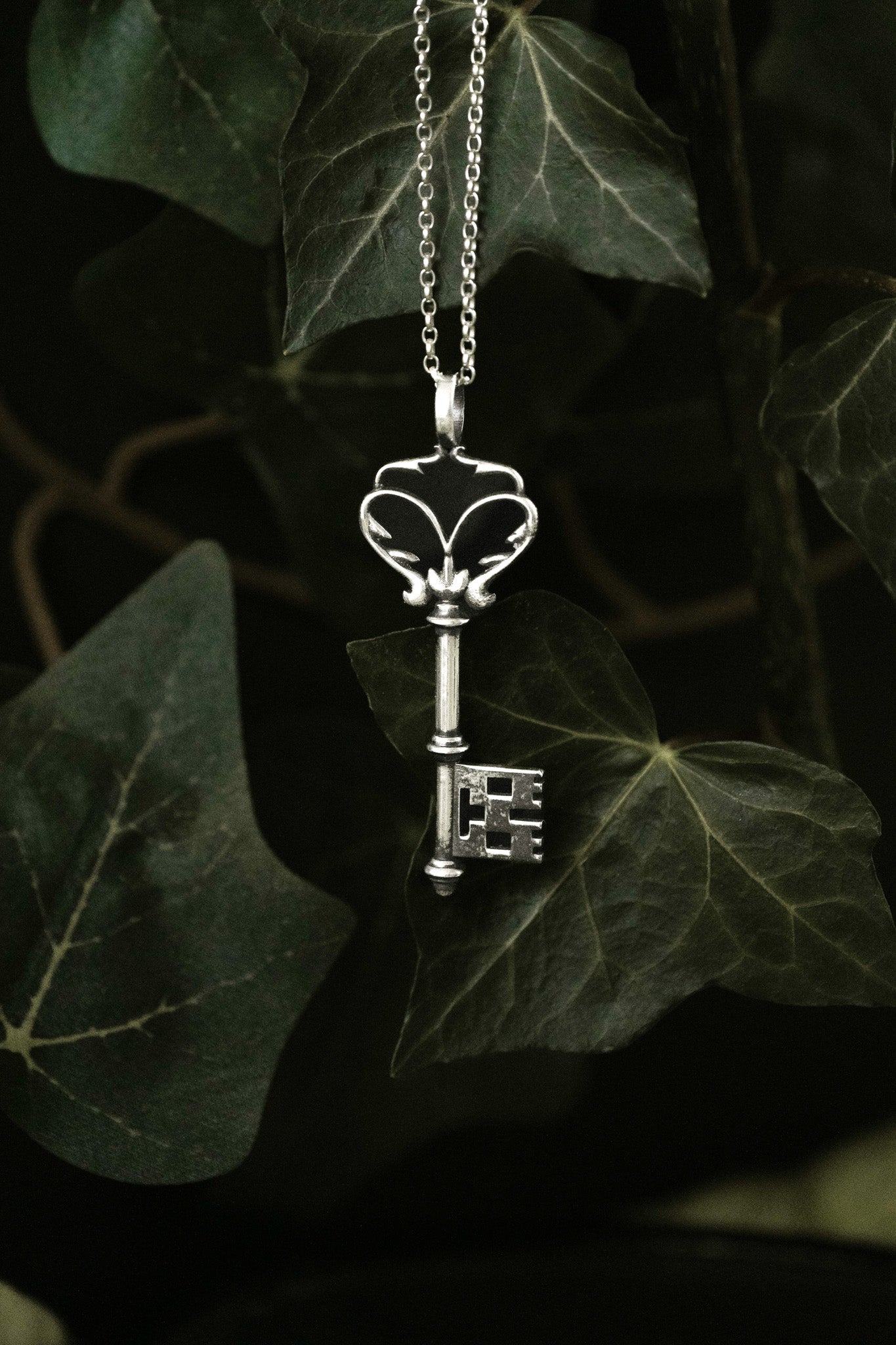 Large Gothic Key Pendant