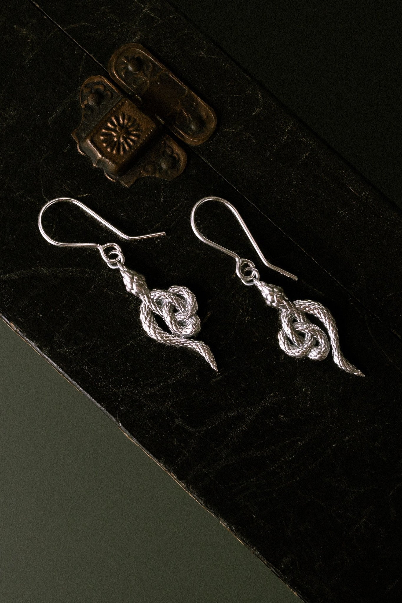 'Corra' Celtic Serpent Earrings