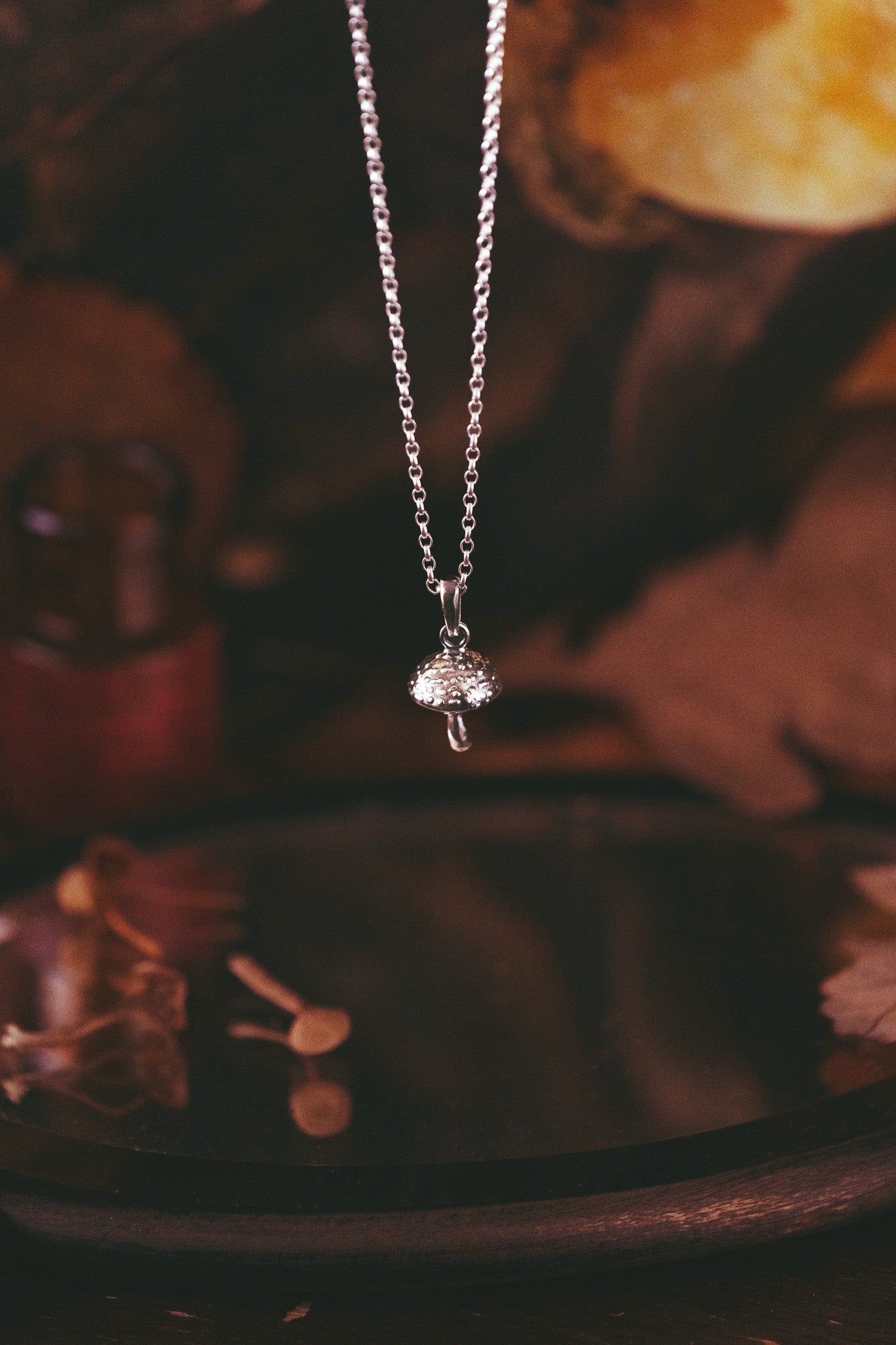 Fly Agaric Mushroom Necklace